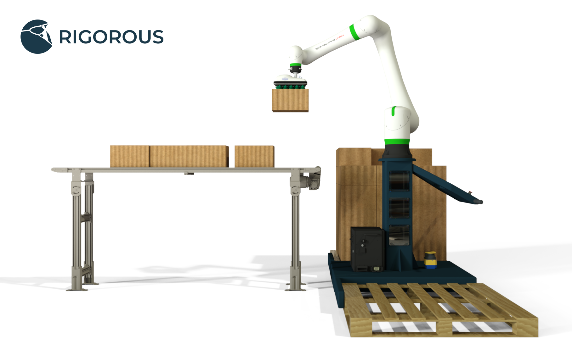 Rigorous Technology: The Box Order Bot, or B.O.B. for short, is designed for ease-of-use and flexibility to empower small to medium-sized Vermont manufacturers in their automation journey.